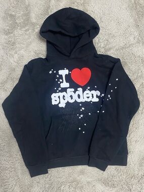 Off-White Black Graphic Pullover with White Print